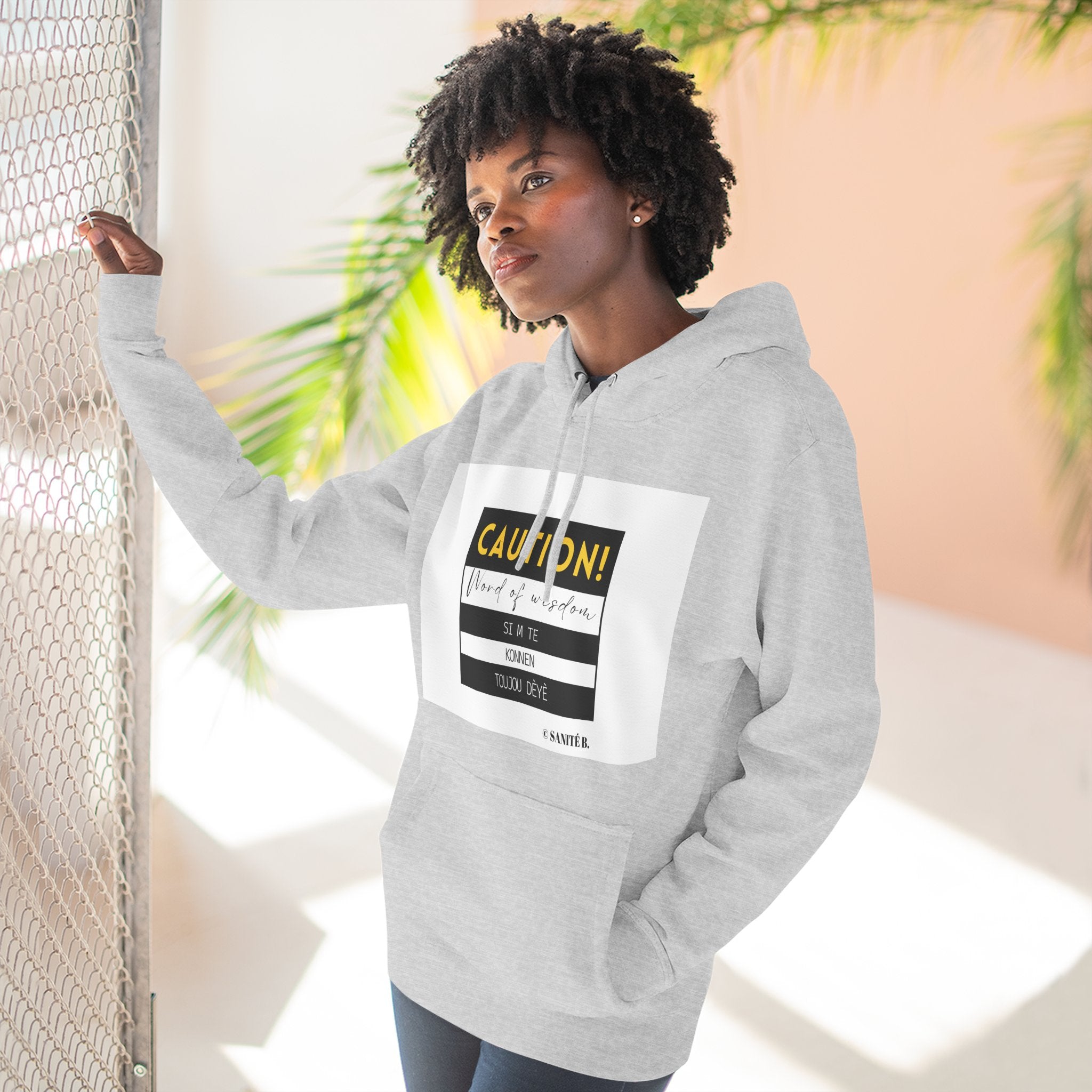 Si M Te Konnen Unisex Premium Pullover Hoodie