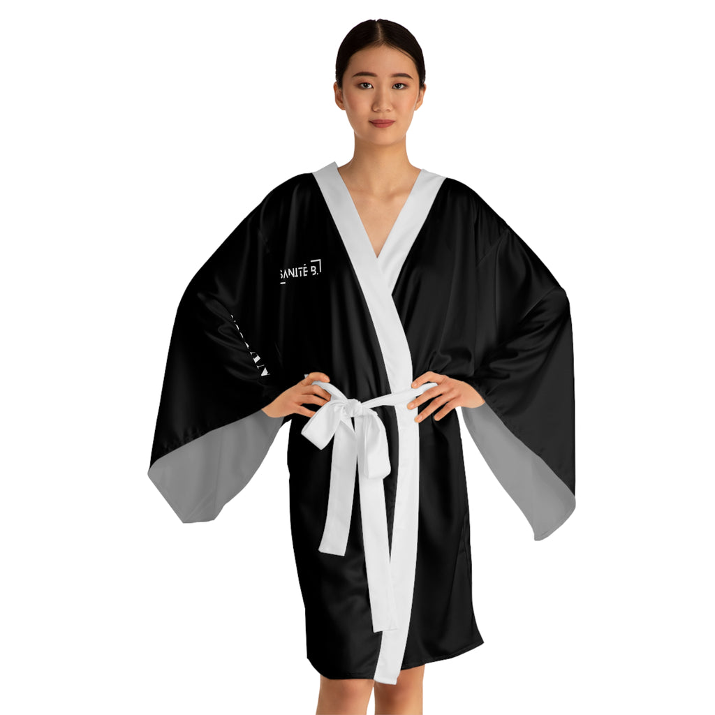 Fanm Se Potomitan Long Sleeve Kimono Robe (AOP)