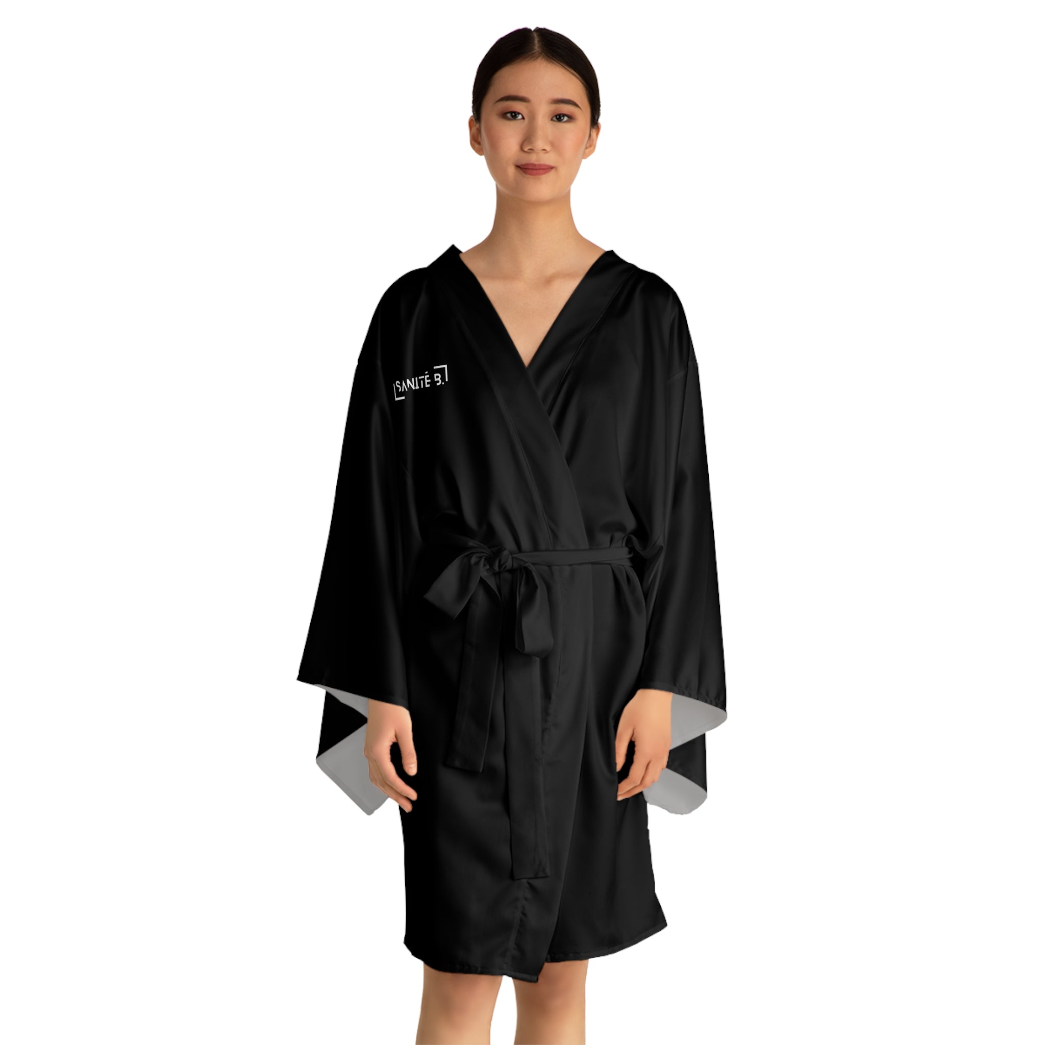 Fanm Se Potomitan Long Sleeve Kimono Robe (AOP)