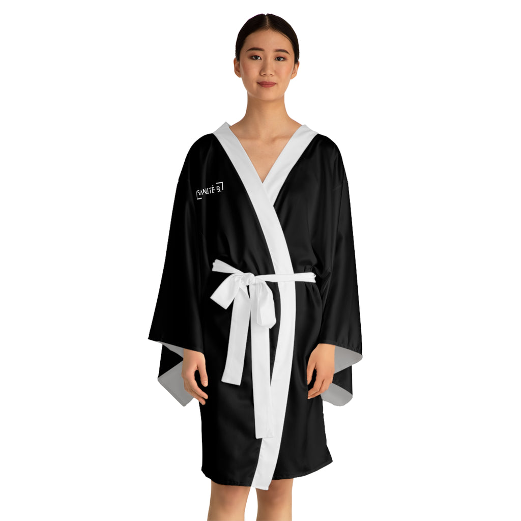 Fanm Se Potomitan Long Sleeve Kimono Robe (AOP)